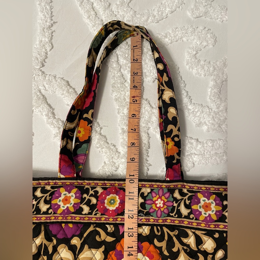 Retired Vera Bradley Suzani Floral Print Quilted Tote Bag - Picture 10 of 10
